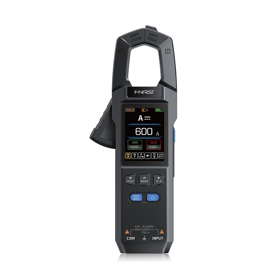 FNIRSI DMC-100 Akım Gerilim Pens Metre | 10000 Sayımlı Dijital True RMS Multimetre + TFT Ekranlı Akıllı Ölçüm Cihazı