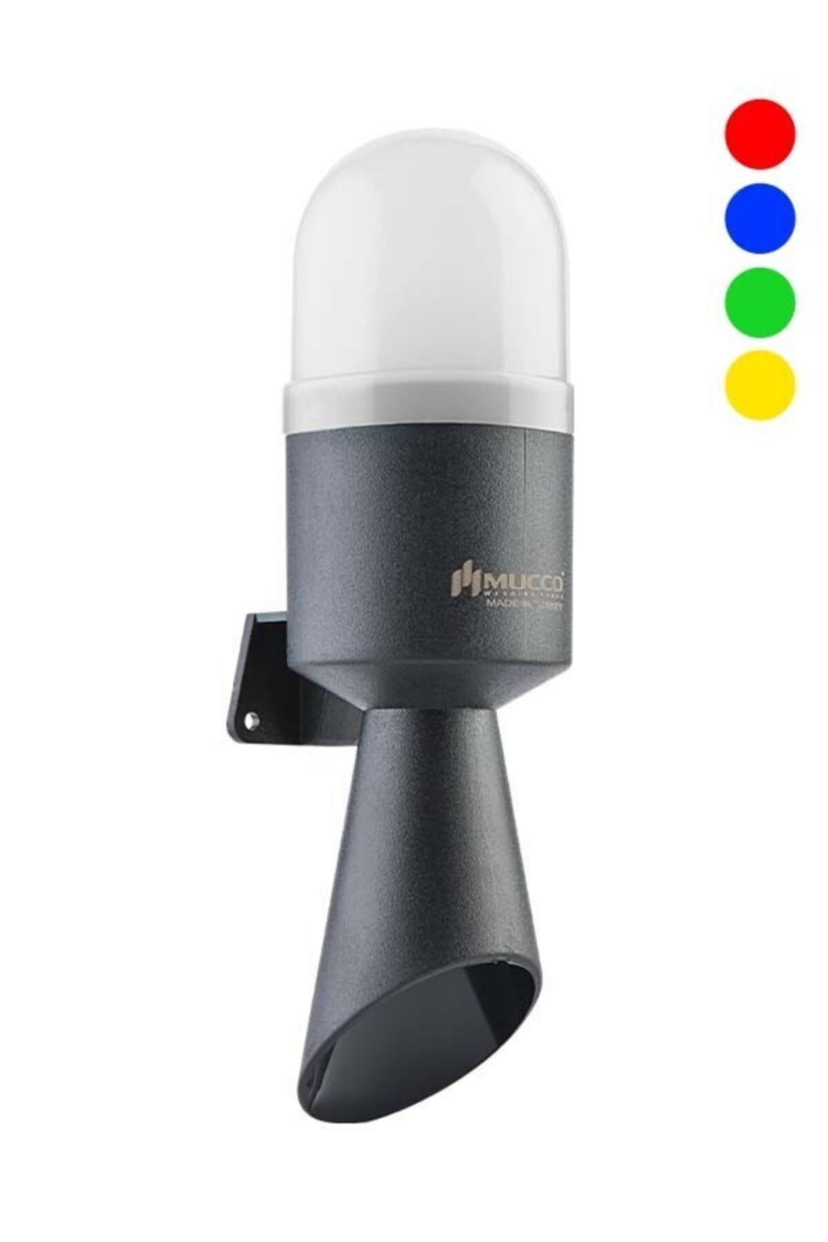 MUCCO SNT-B74-RGB Rgb Led Teknolojisi Ile Duvara Montaj Işıklı Rgb Borulu Korna 12-24v Ac/dc