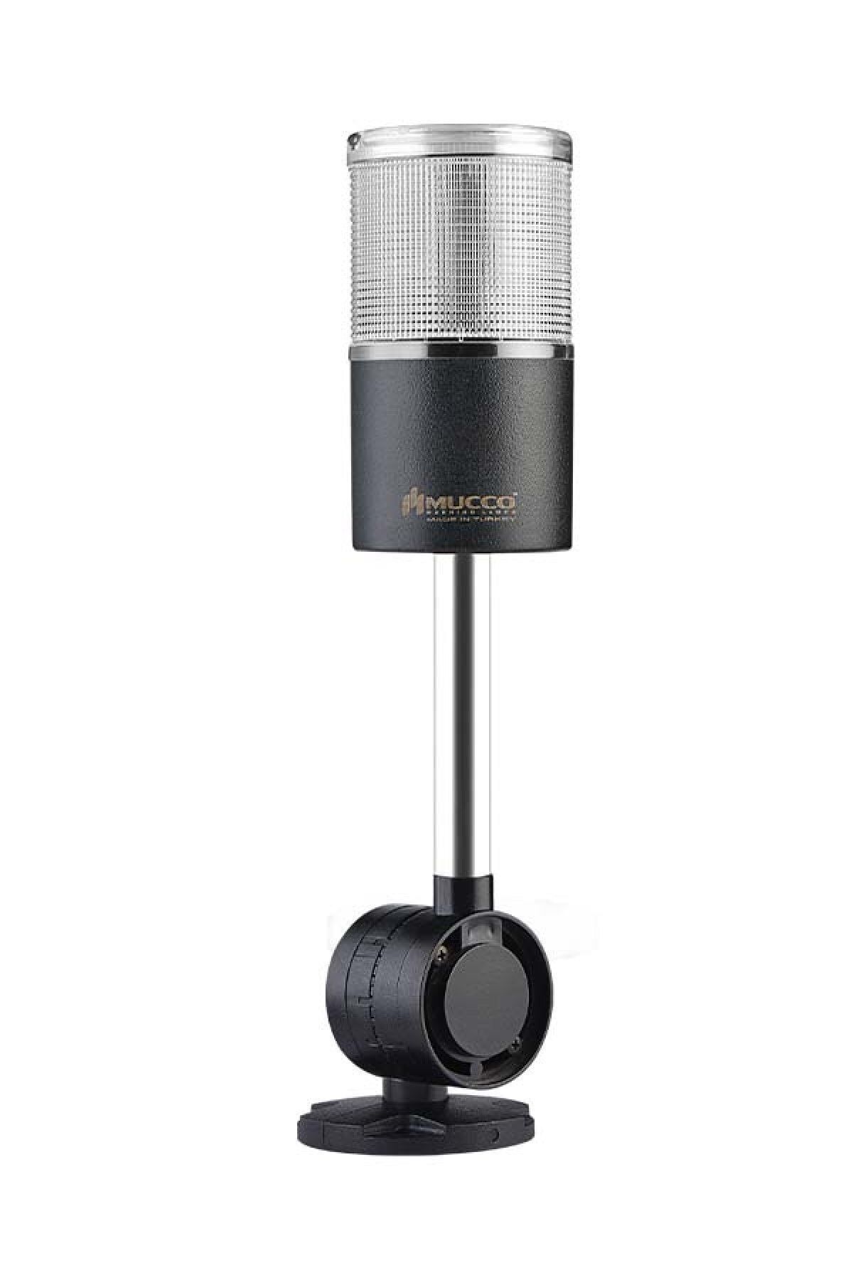MUCCO SNT-7013-S1-5-D-10U Sabit-beyaz 12-24v Ac/dc, 1 Katlı Işıklı Kolon Devrilme Aparatlı 10cm Ayaklı