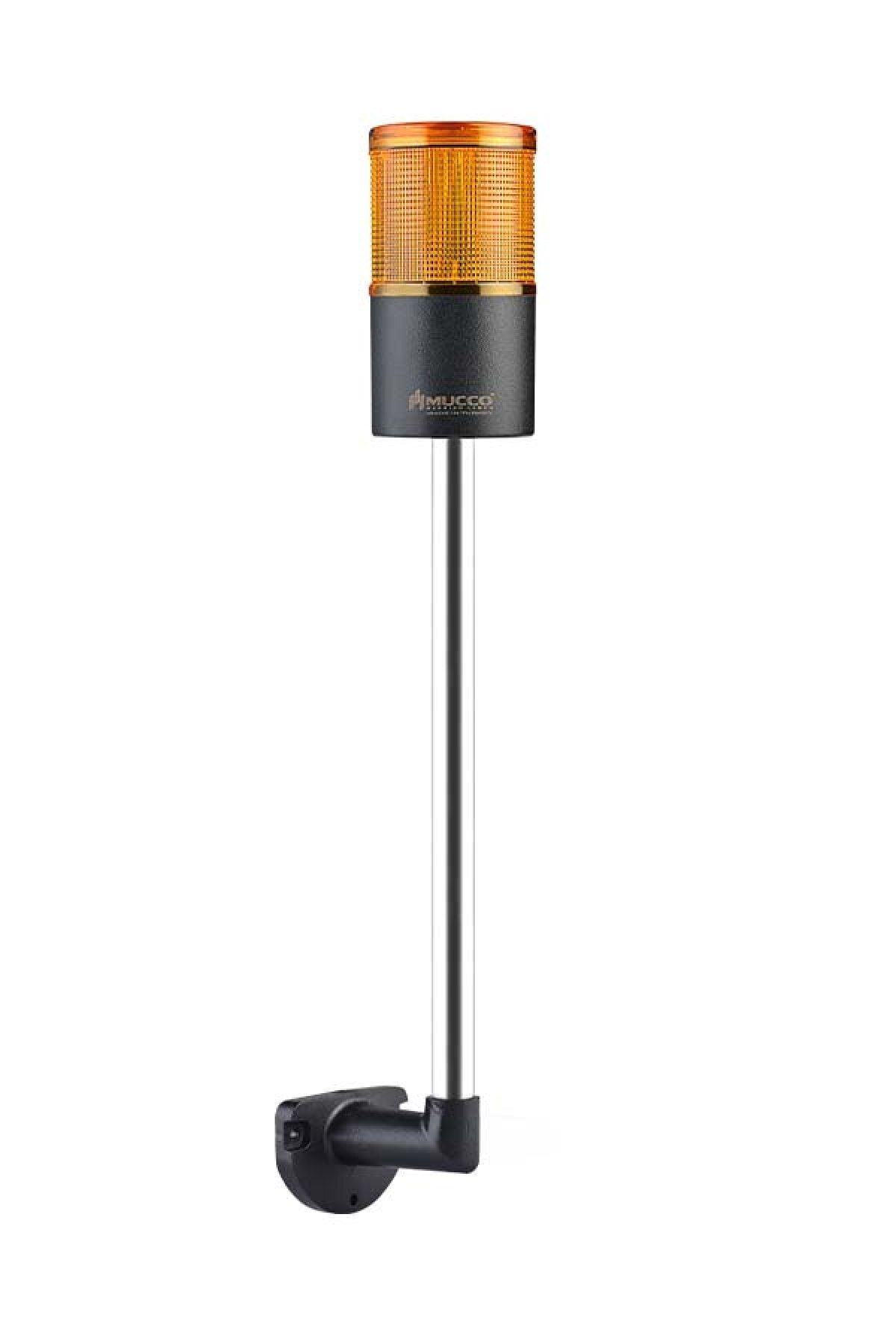 MUCCO SNT-7013-S1-3-L-30U Sabit-yeşil 12-24v Ac/dc, 1 Katlı Işıklı Kolon Duvara Montaj 30cm Ayaklı