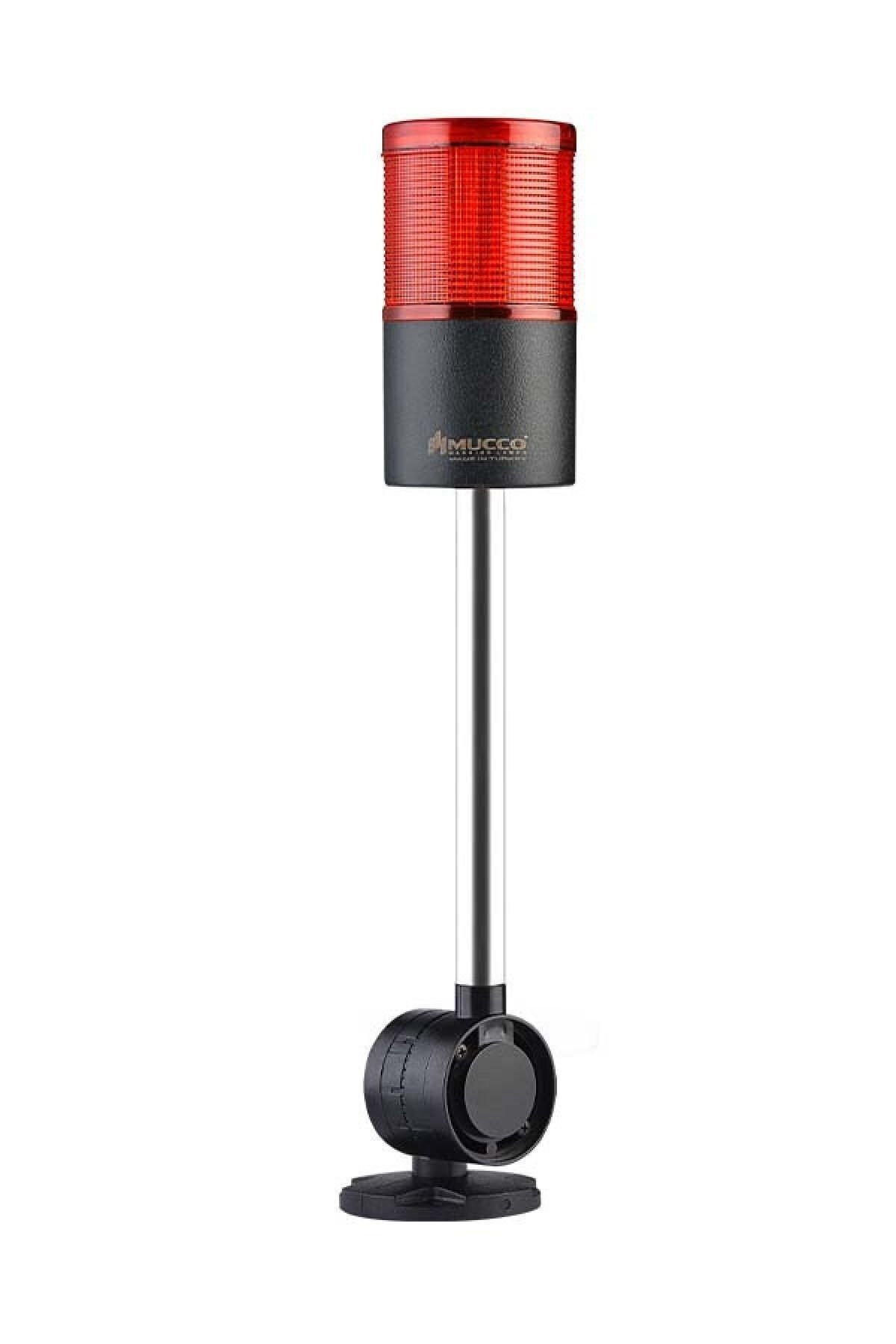 MUCCO SNT-7013-S1-1-D-20U Sabit-kırmızı 12-24v Ac/dc, 1 Katlı Işıklı Kolon Devrilme Aparatlı 20cm Ayaklı