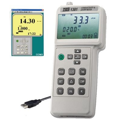 TES-1381K İletkenlik / pH / ORP Ölçer
