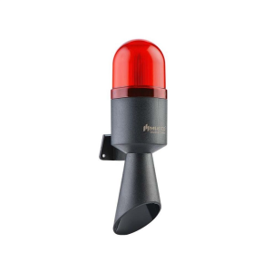 Mucco SNT-B710-1 24V AC/DC Flaşör-Sabit Borulu Korna (Kırmızı)