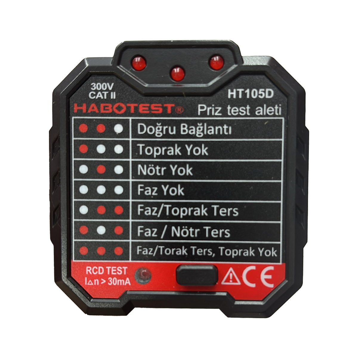 Hobotest HT 105D Priz Test Aleti
