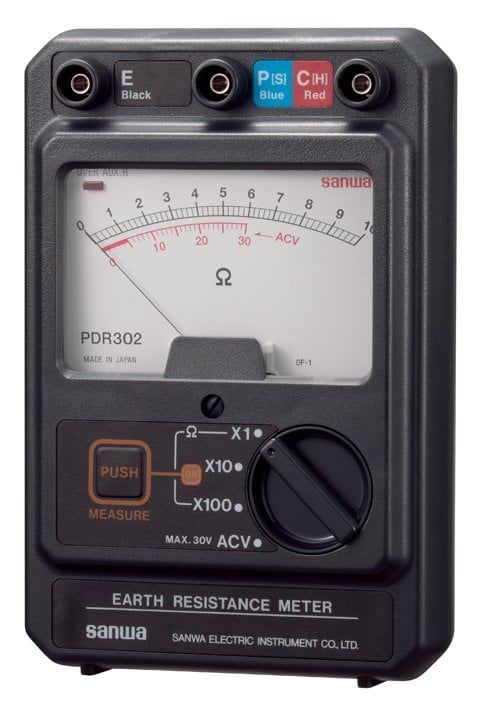 Sanwa PDR302 Analog Toprak Megeri