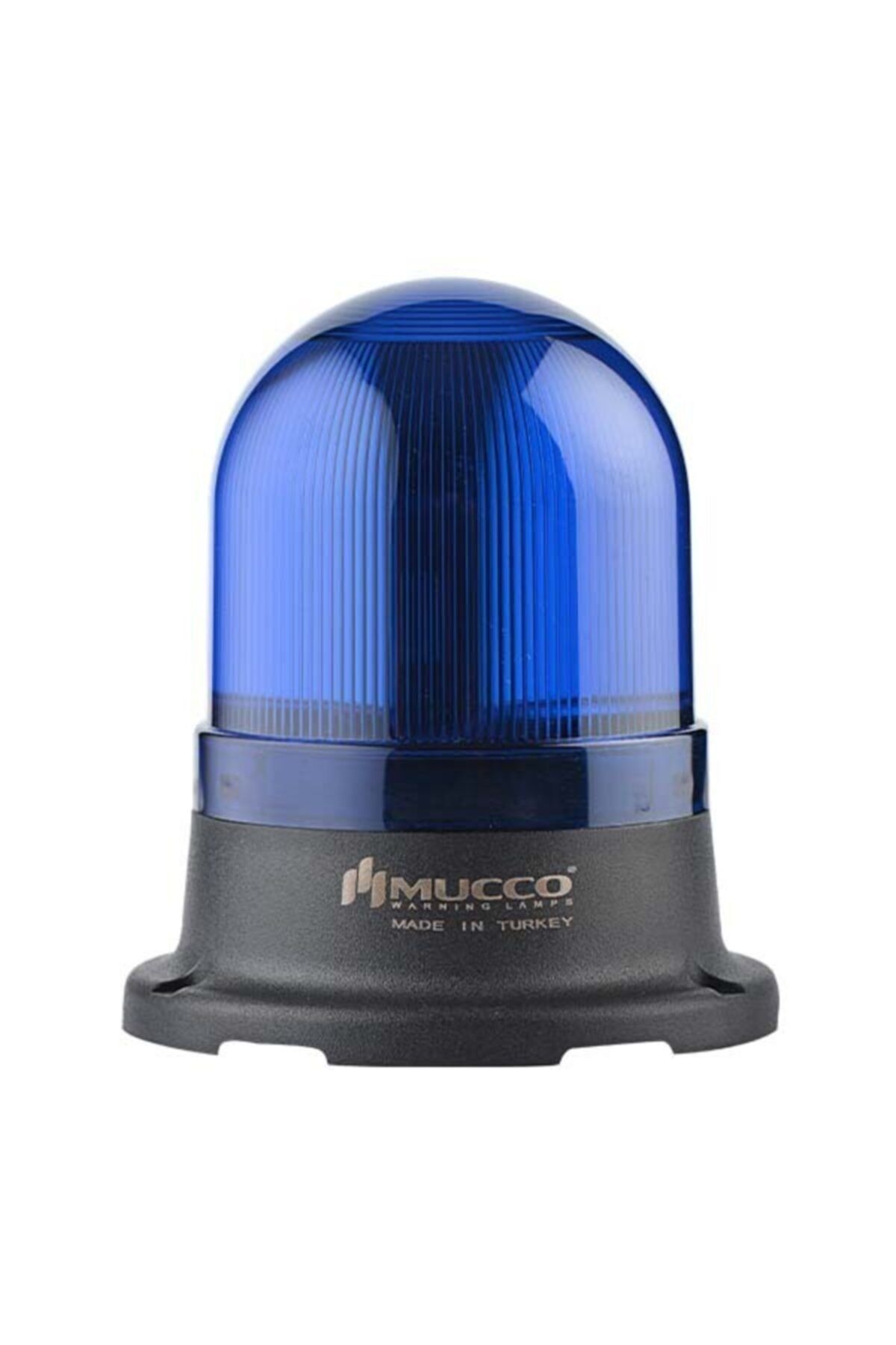 MUCCO SNT-725-FB-4 70 Çap Flaşör Buzzerlı 40-250v Ac/dc Mavi Tepe Lambası