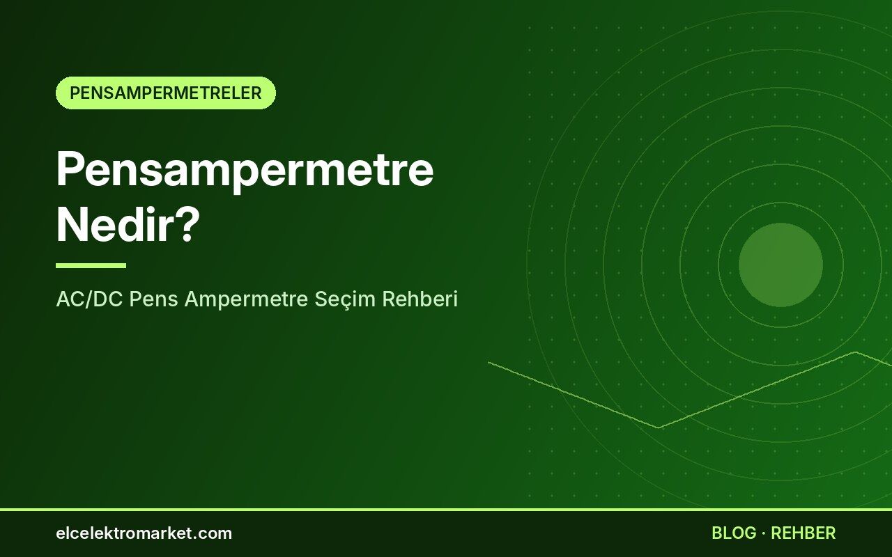 Pensampermetre Nedir? AC/DC Pens Ampermetre Seçim Rehberi
