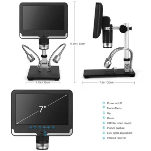 Andonstar AD206 HD 7 inc Ekranlı Dijital Mikroskop