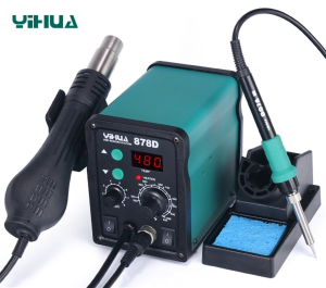 Yihua 878D 740W Sıcak Hava Üflemeli Dijital Havya İstasyonu