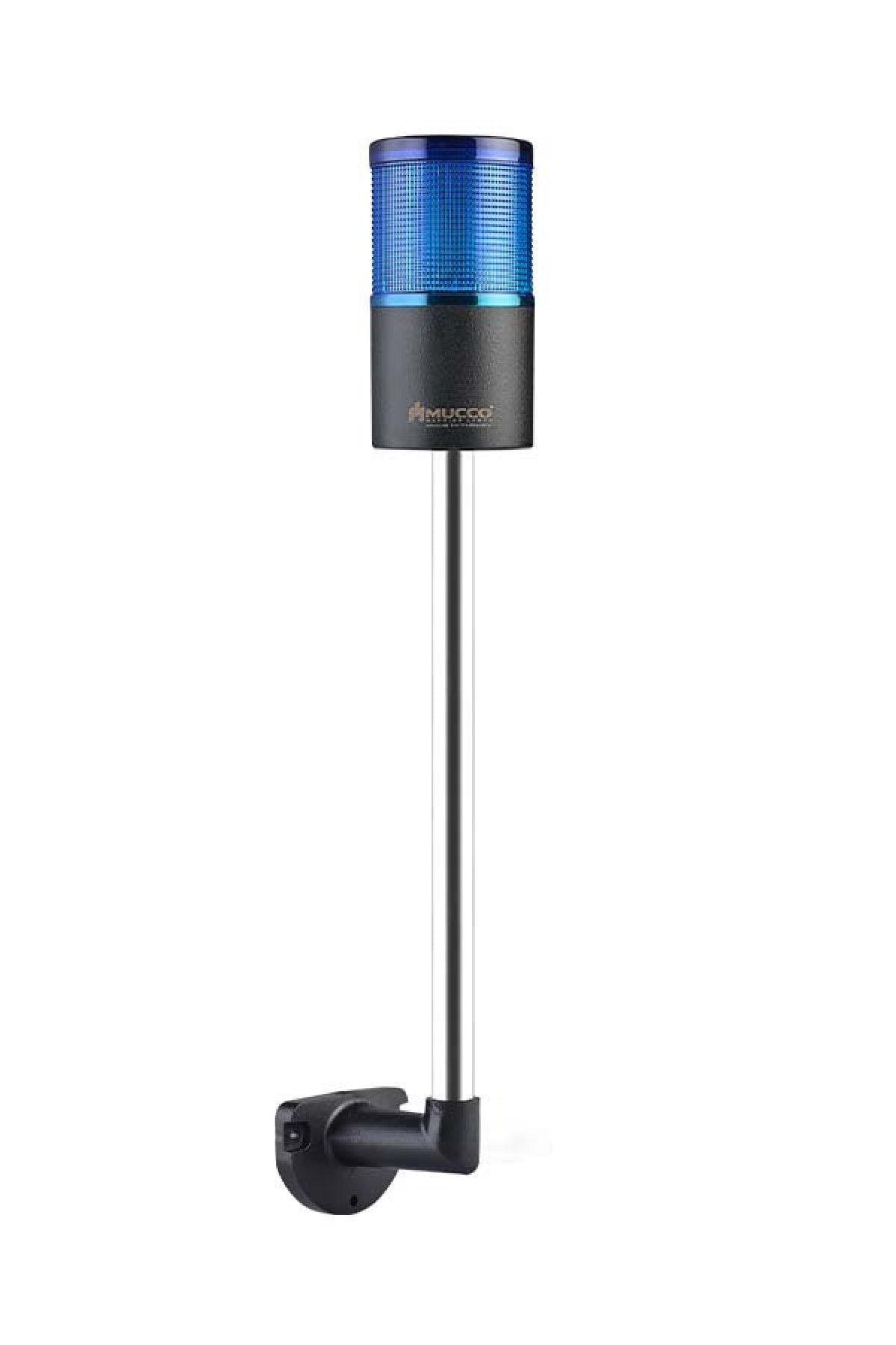 MUCCO SNT-7013-S1-4-L-30U Sabit-mavi 12-24v Ac/dc, 1 Katlı Işıklı Kolon Duvara Montaj 30cm Ayaklı