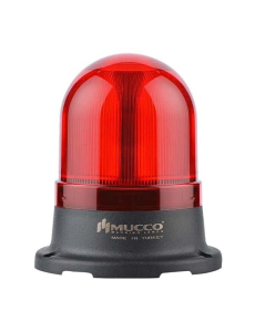Mucco SNT-725-F1 Kırmızı Flaşör Mini Tepe Lambası 220V/AC