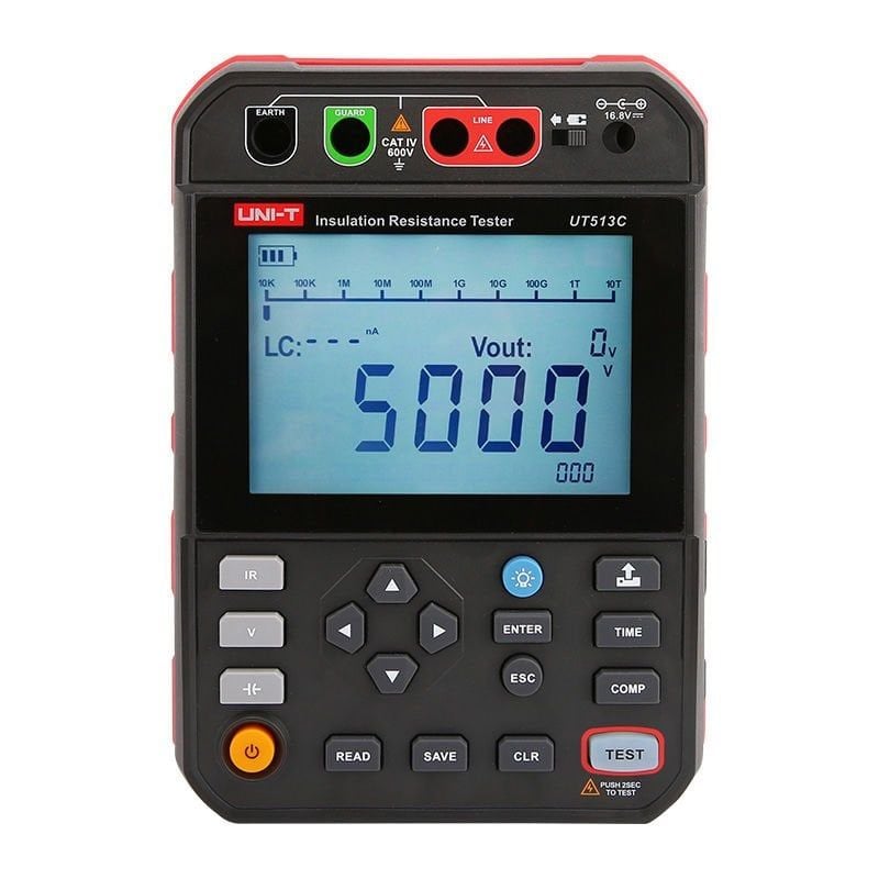 Unit UT513C 5kV Yalıtım Direnci Test Cihazı