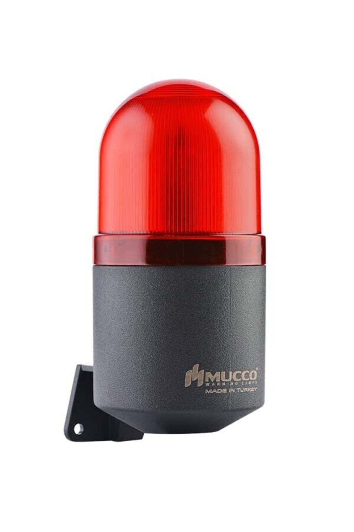MUCCO SNT-K712-1 Kırmızı 4 Ayrı Işık Modlu 16 Melodili Üniversal Işıklı Korna 40-250v Ac/dc