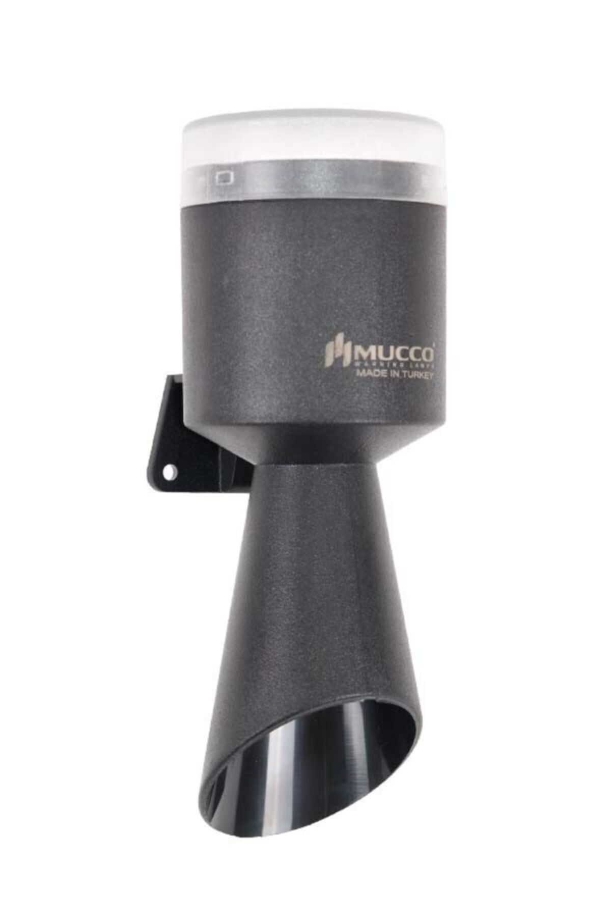MUCCO SNT-MB712-5 Beyaz 4 Ayrı Işık Modlu 16 Melodili Mini Üniversal Borulu Korna 40-250v Ac/dc