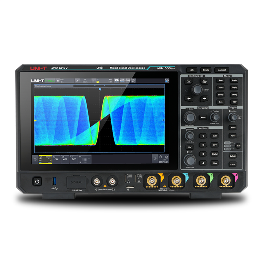Uni‑t MSO3034X Dijital Osiloskop 4 Kanal  350 MHz