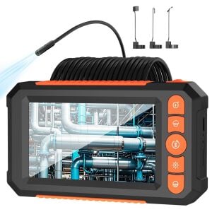 Endeskop Yılan Kamera Boroskop – 4.3'' LCD Ekranlı Full HD 10Mt IP67 Su Geçirmez AE-1010S