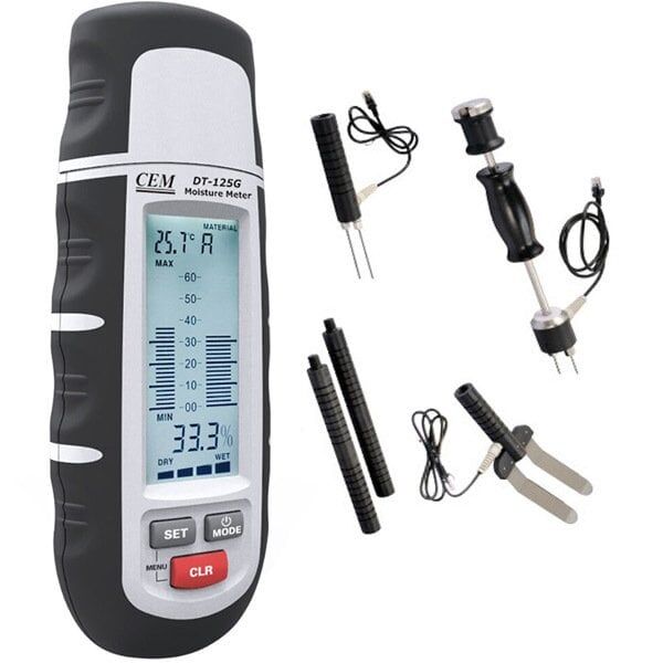 Cem Instruments dt-125g Cem DT 125G Çakmalı Ahşap ve Yapı Malzemesi Nem Ölçer Seti