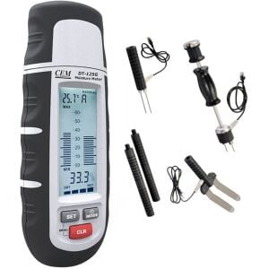Cem Instruments dt-125g Cem DT 125G Çakmalı Ahşap ve Yapı Malzemesi Nem Ölçer Seti