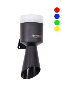 MUCCO SNT-MB74-RGB Rgb Led Teknolojisi Ile Duvara Montaj Işıklı Mini Rgb Borulu Korna 12-24v Ac/dc