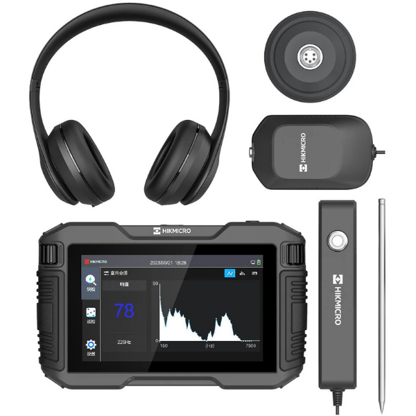 HIKMICRO AD21P Akustik Kaçak Tespit Cihazı 7” Dokunmatik Ekran 150~7500Hz