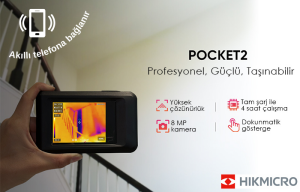 HIKMICRO Pocket2 Termal Kamera 256x192 IR , 25Hz, -20°C~400°C