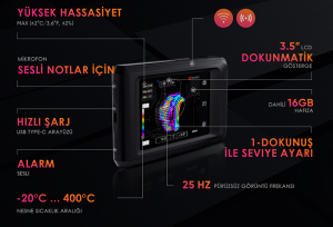 HIKMICRO Pocket2 Termal Kamera 256x192 IR , 25Hz, -20°C~400°C
