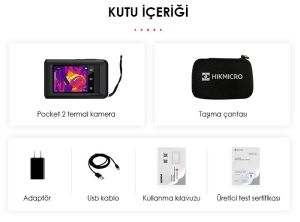 HIKMICRO Pocket2 Termal Kamera 256x192 IR , 25Hz, -20°C~400°C