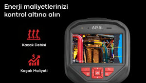 HIKMICRO AI56L Akustik Ses Görüntüleme Kamerası 64 MEMS Mikrofon, 0.3~150 m Algılama