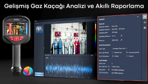HIKMICRO AI56L Akustik Ses Görüntüleme Kamerası 64 MEMS Mikrofon, 0.3~150 m Algılama