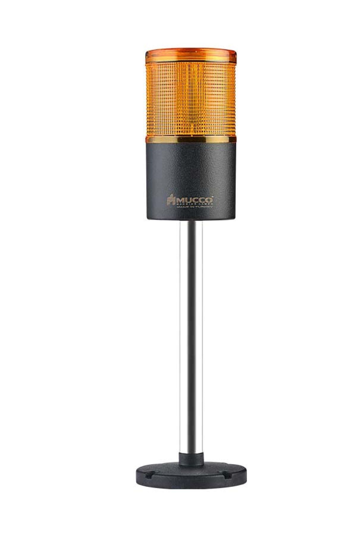 MUCCO SNT-7013-S1-3-20U Sabit-yeşil 12-24v Ac/dc, 1 Katlı Işıklı Kolon 20cm Uzatma Ayaklı