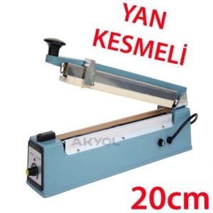 OEM PFS 200C 20CM Yan Kesmeli Poşet Yapıştırma Makinesi (Alüminyum Gövde)