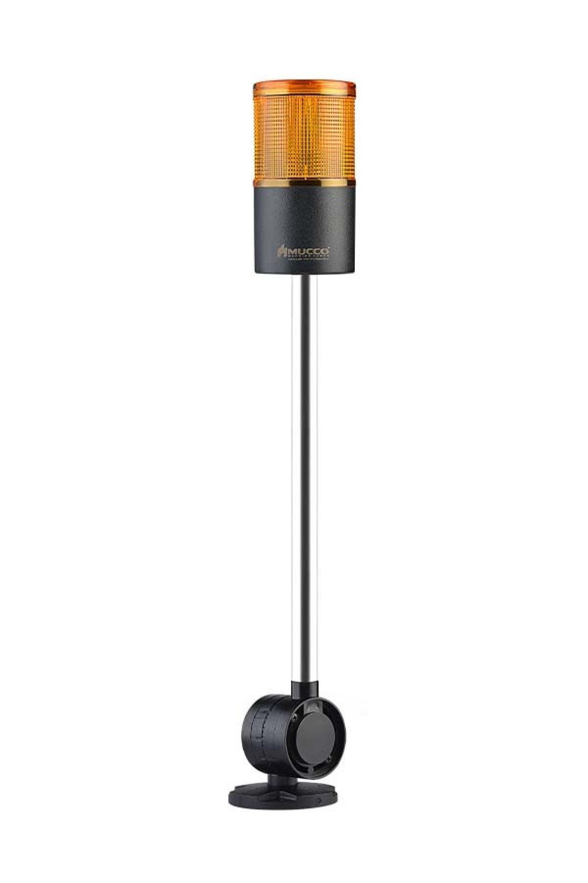 MUCCO SNT-7013-S1-3-D-30U Sabit-yeşil 12-24v Ac/dc, 1 Katlı Işıklı Kolon Devrilme Aparatlı 30cm Ayaklı