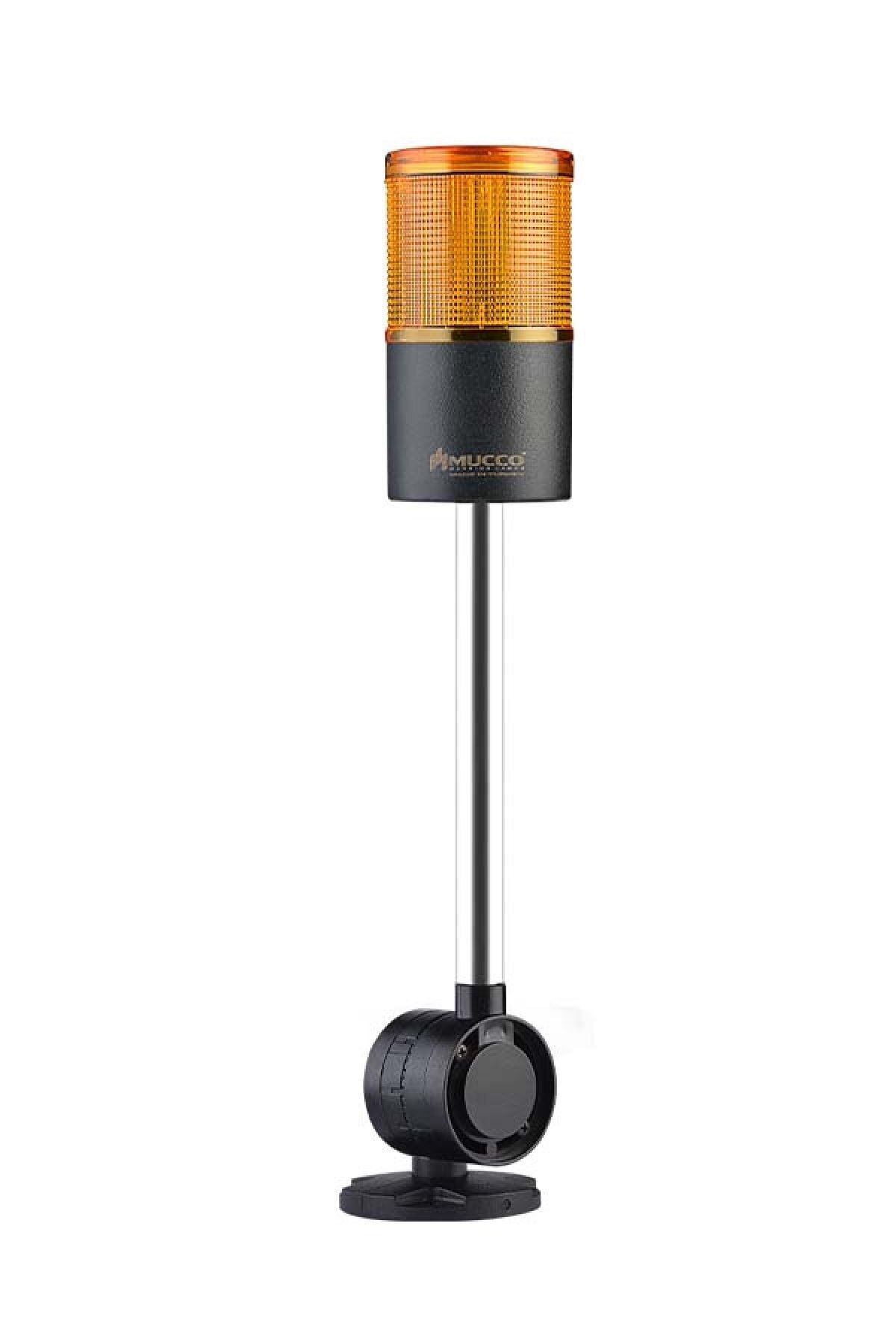 MUCCO SNT-7013-S1-3-D-20U Sabit-yeşil 12-24v Ac/dc, 1 Katlı Işıklı Kolon Devrilme Aparatlı 20cm Ayaklı