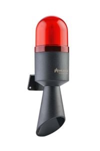MUCCO SNT-B712-1 Kırmızı 4 Ayrı Işık Modlu 16 Melodili Üniversal Borulu Korna 40-250v Ac/dc
