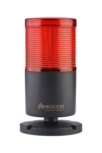 MUCCO SNT-7013-S1-1 1 Katlı Flaşör - Sabit Işıklı Kolon 12-24v Ac-dc Snt-7013-f1-Kırmızı