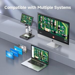 Class CHD-101 10.1 inç IPS Ekranlı Dijital Mikroskop 2000x Full HD