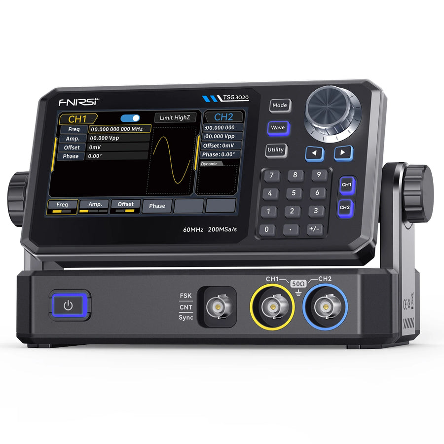 FNIRSI TSG3020 2 Kanallı 30MHz 200MSa/s Fonksiyon Sinyal Jeneratörü