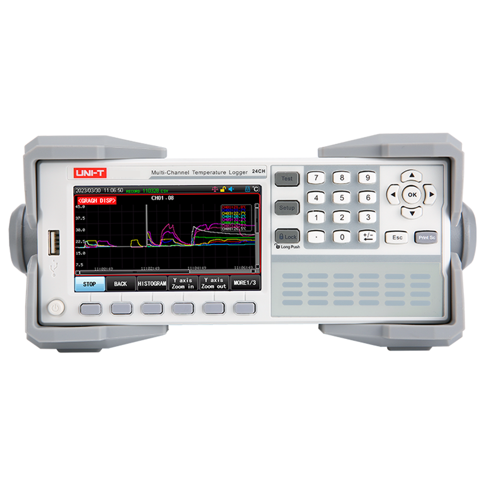 UNI-T UT3240+ Çok Kanallı Sıcaklık Ölçüm Cihazı 40 Kanal -200~1800℃