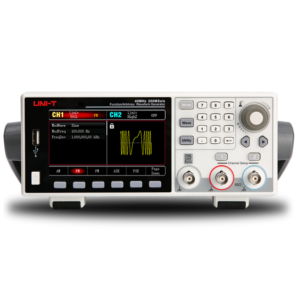 UNI-T UTG1022X-PA 20MHz 2 Kanal Fonksiyon Jeneratörü 200MSa/s 4W Güç