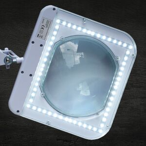 6020 Led Işıklı ´Köşeli Mercekli´ Masaüstü Büyüteç