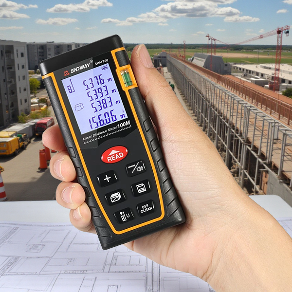 SNDWAY sw-t100 Lazermetre | 100 Metre | Su Terazili