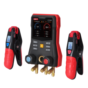 UNI-T UT336E KIT Kablosuz Sıcaklık Kelepçeli Dijital Manifold Ölçüm Cihazı