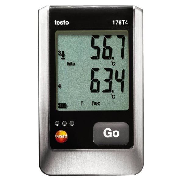 Testo 0572 1764 176 T4 Sıcaklık Kayıt Cihazı 4 Kanallı