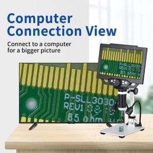 Class CMS-091 Lcd Ekranlı Mikroskop 12mp Lcd Ekranlı 1600x Büyütme