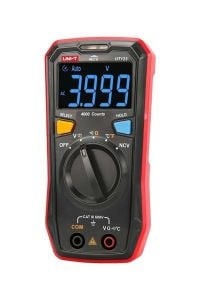 Unit UT123 Cepte Taşınabilir Dijital Led Ekranlı Multimetre Ölçü Aleti