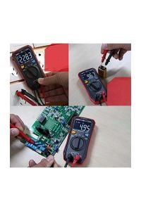 Unit UT123 Cepte Taşınabilir Dijital Led Ekranlı Multimetre Ölçü Aleti