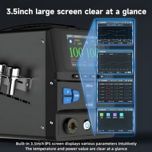 Aixun AX-H414D 1400W Çift Kollu Sıcak Hava ve Lehim İstasyonu