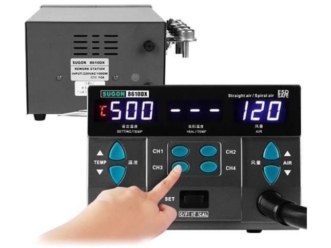 Sugon 8610Dx 1000W Sıcak Hava Rework İstasyonu
