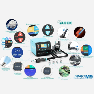 Quick M9 1300W Akıllı Sıcak Hava Üfleme ve Rework İstasyonu