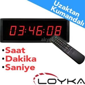 LC-6 Chrono '6 Haneli' Işıklı Zamanlayıcı Uzaktan Kumandalı